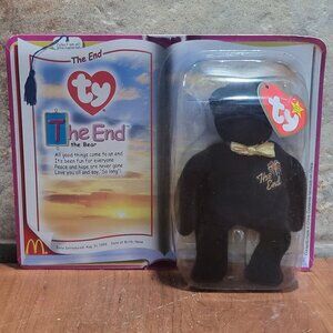 McDonalds Ty Teenie Beanie Babies The End The Black Bear 1999